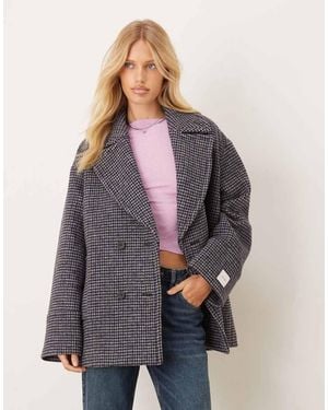Calvin Klein Mid Length Pea Coat - Grey