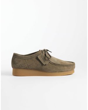 Clarks – wallabee evo – schuhe aus wildleder - Braun