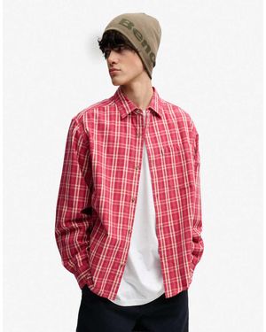 Bench x Superdry & Co Jacquard Skater Beanie Hat - Red