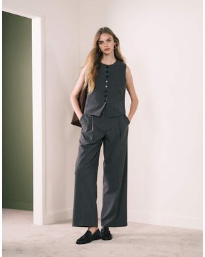 Mango Gabo Tailored Relaxed Trouser Co-ord - Grey