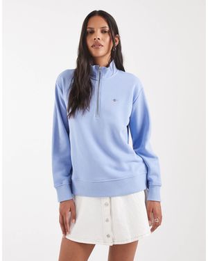 GANT – baumwoll-pullover - Blau