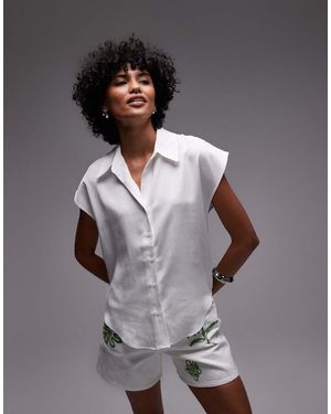 Mango Camicia Classica Bianca - Grigio