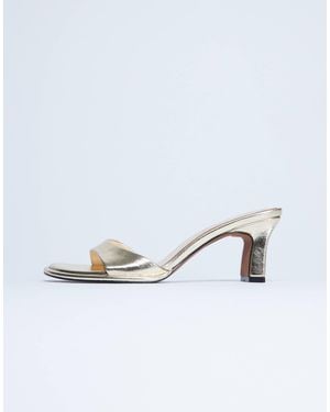 TOPSHOP Ari Mule Heeled Sandal - White