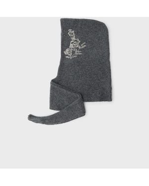 Stradivarius Rhinestone Balaclava - Grey