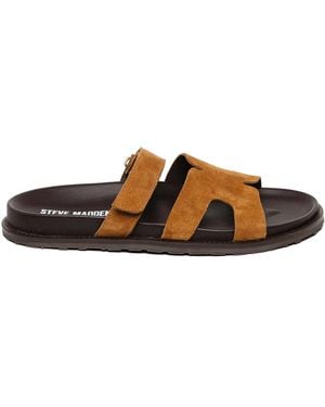 Steve Madden – manu – riemensandalen aus wildleder - Braun
