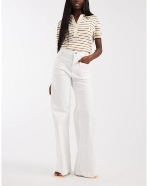 Polo Ralph Lauren Woven Flare Jeans - White