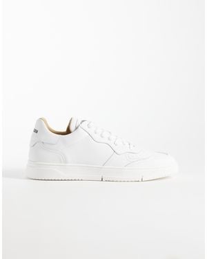 Steve Madden – shawn – leder-sneaker - Weiß