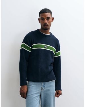 Huf Winnfeild Knitted Sweater - Blue