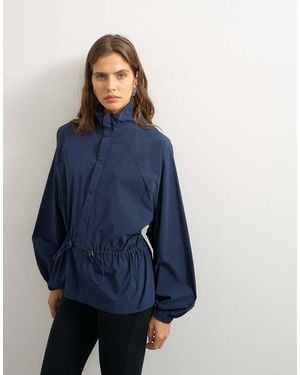 TOPSHOP Hoogsluitend Jack Met Toggle-Details - Blauw