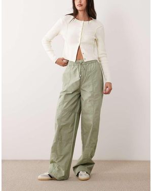 HUGO Hutanda Wide Leg Trousers - Natural