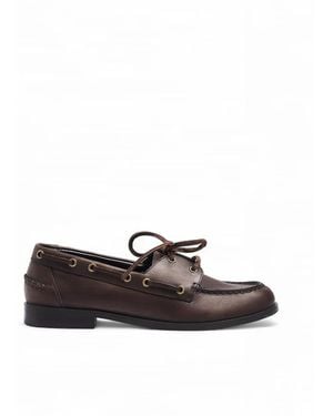 NA-KD Chunky Leather Loafers - White
