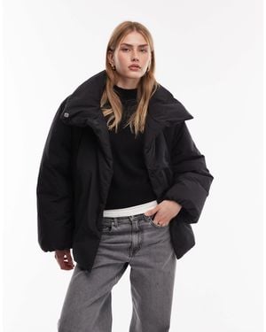 ARKET Down Puffer Coat With Clean Padding - Black