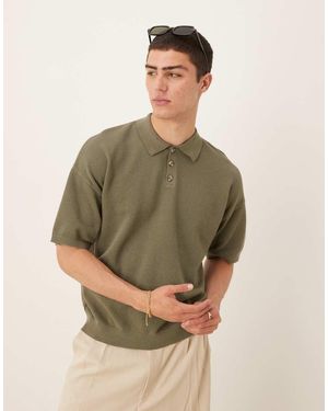 ASOS Polo Leggera Vestibilità Comoda - Verde