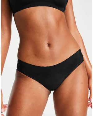 Fashionkilla Seamless Uplifting Knicker - Black
