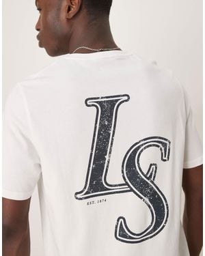 Lyle & Scott – t-shirt - Natur