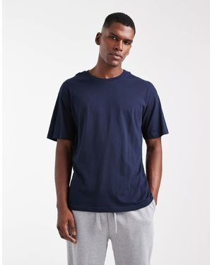 JJ Rebel – oversize-t-shirt - Blau