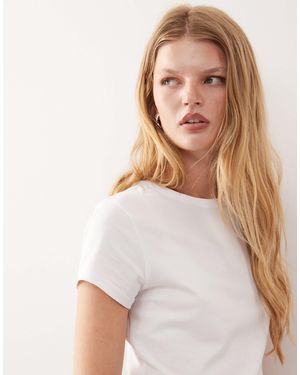 Collusion Fitted T-shirt - White