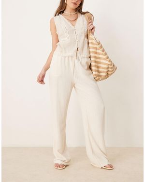 Stradivarius – schlupfhose - Natur