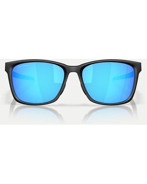 Oakley Paracord Square Sunglasses With Mirrored Lens - Blue