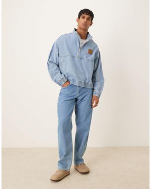 Calvin Klein – jeans-schlupfjacke - Blau