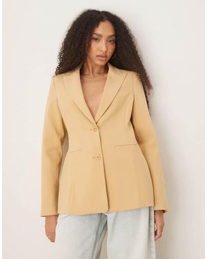 ASOS Voorgevormde Heupblazer - Naturel
