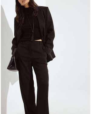 NA-KD Basic Suit Trouser - Black