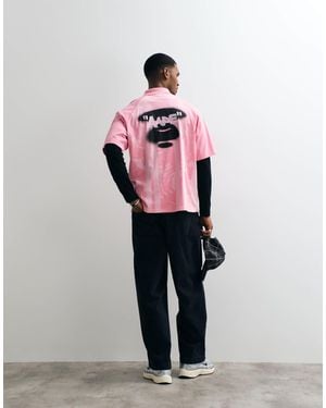 Aape By A Bathing Ape Aape by a bathing ape logo-sporttrikot - Pink
