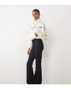 ASOS Asos Design Tall Power Stretch Sculpt Flare Jeans - White