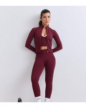 Aim'n Merlot Shape Seamless Tights - Red