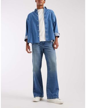 Wrangler Losse Boot-Fit Jeans - Blauw
