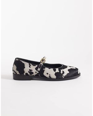 Walk London Rhea Ballerina - White