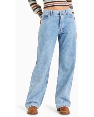 Roxy Milla Wide Leg Regular Beau Cropped - Blue