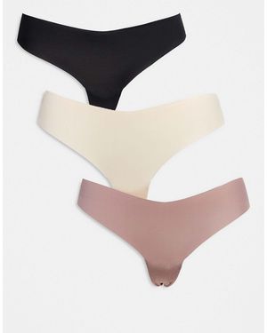 DORINA Airlite 3 Pack No Vpl Thong - Multicolour