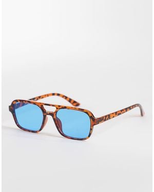 JJXX Aviator Sunglasses With Lens - Blue