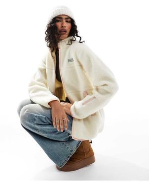 HUNTER Chaqueta Beis De Sherpa Con Forro En Contraste Milan De -Beis Neutro - Blanco