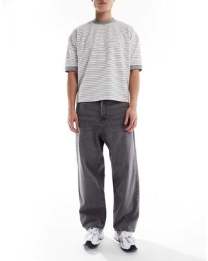 Jack & Jones Vaqueros Grises De Corte Skater Ron De