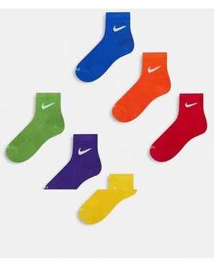 Nike Everyday Essential 6 Pack Socks - Blue