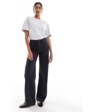 Stradivarius Hotfix Wide Leg Jean - White