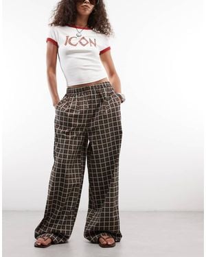 ASOS Broek Met Ruit - Meerkleurig