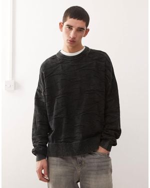 Weekday – boxy-fit-pullover - Schwarz