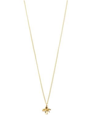 Pilgrim Trace - collier en plaqué or - Marron