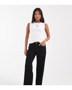 Vero Moda Kirsa Mid Rise Straight Leg Jeans - Blue