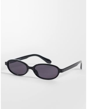 Weekday – ovale sonnenbrille - Blau