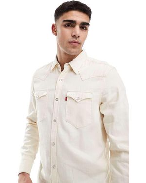 Levi's Barstow Western Denim Shirt Regular Fit - White