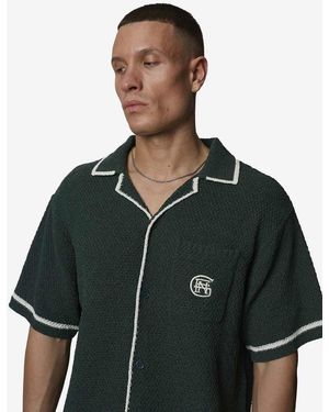 Good For Nothing Camisa Con Cuello De Solapas De Punto De - Negro
