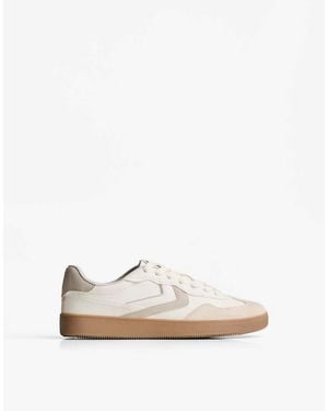 Bershka Retro Trainers - White