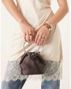 Mango Bangle Pouch Bag - Brown