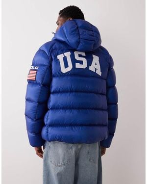 Polo Ralph Lauren Team Usa Hawthorne Ripstop Jacket - Blue