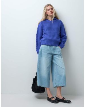 Reclaimed Vintage Denim Jort - Blue