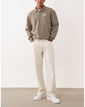 Jack & Jones Ted Loose Straight Jeans - Natural